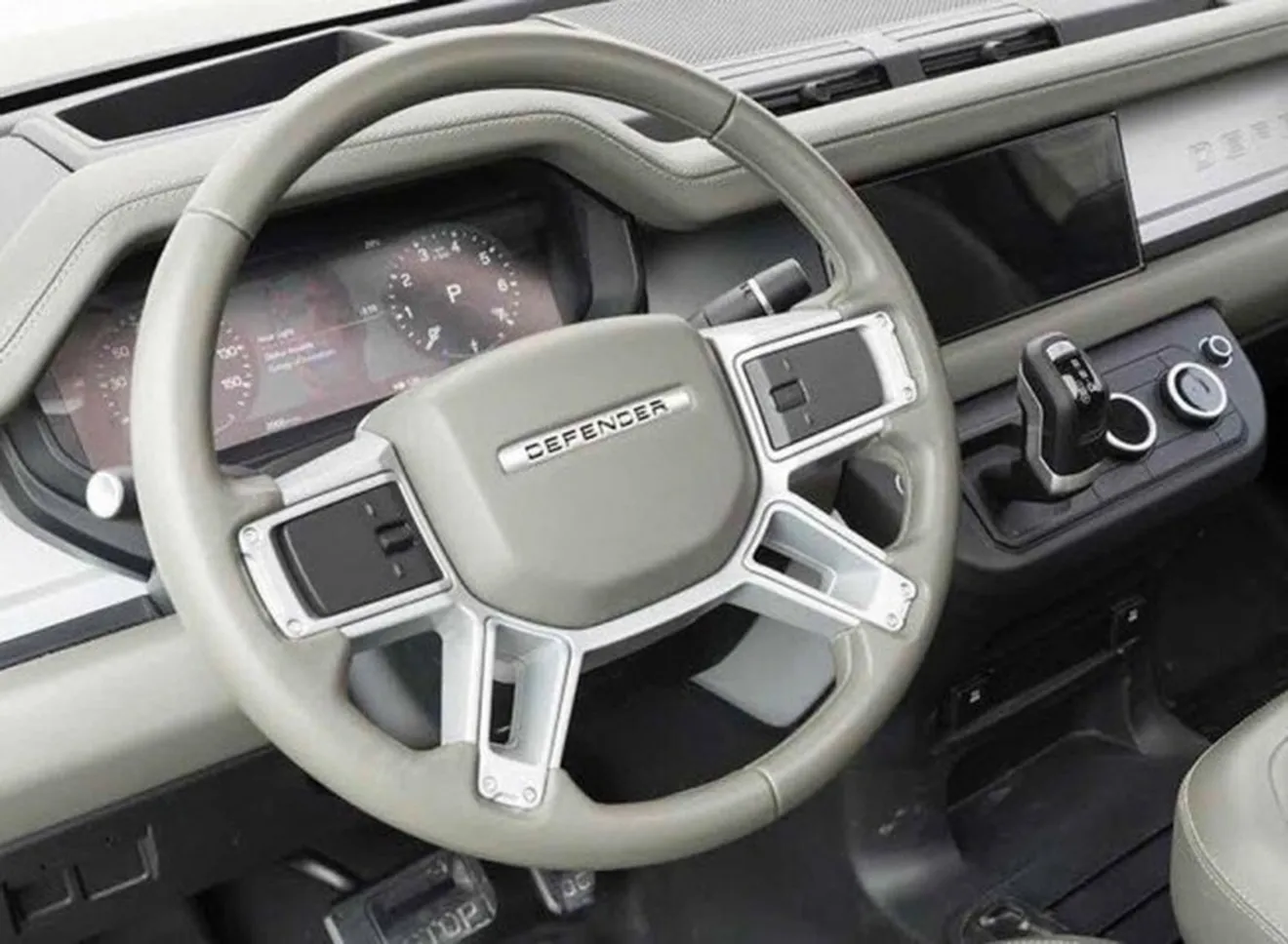 Land Rover Defender 2020 - foto espía interior