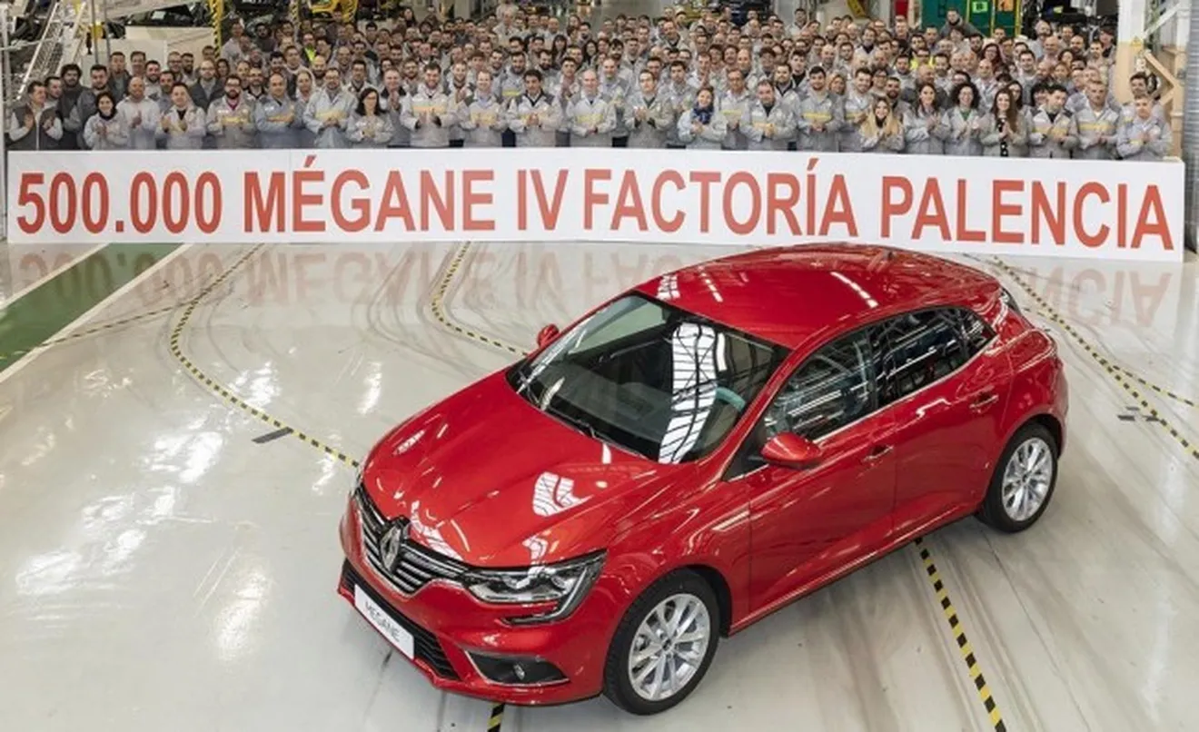 Renault Mégane número 500.000 en Palencia