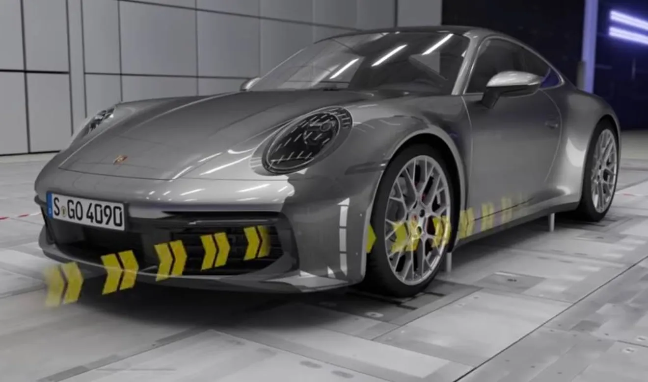 El sistema de aerodinámica activa del nuevo Porsche 911 en vídeo