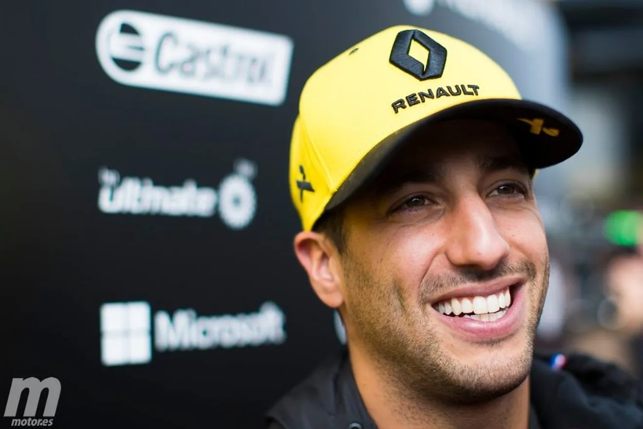 Ricciardo: "La tanda larga de Renault es como estar en un parque de bolas"