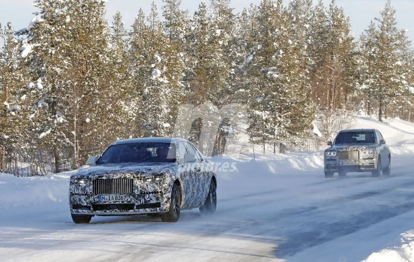 La nueva generación del Rolls-Royce Ghost se estrena en las pruebas de invierno