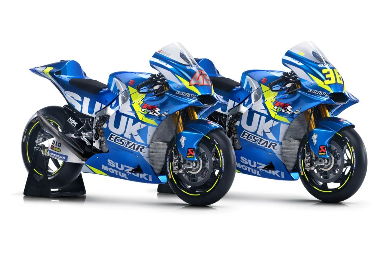 Suzuki MotoGP muestra las GSX-RR de Álex Rins y Joan Mir