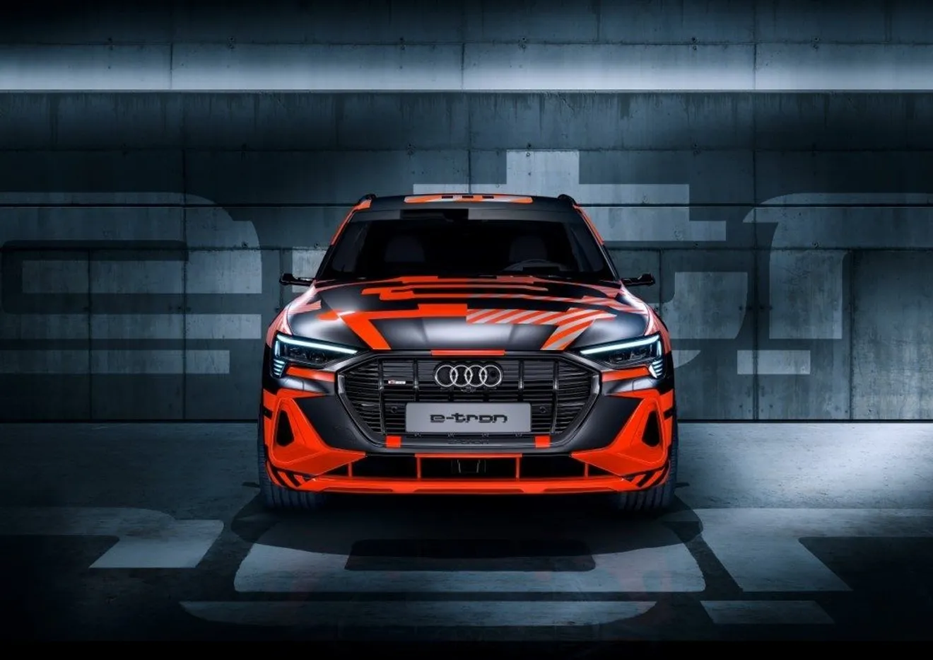 El nuevo Audi e-tron Sportback Prototype se viste con el camuflaje especial de lanzamiento