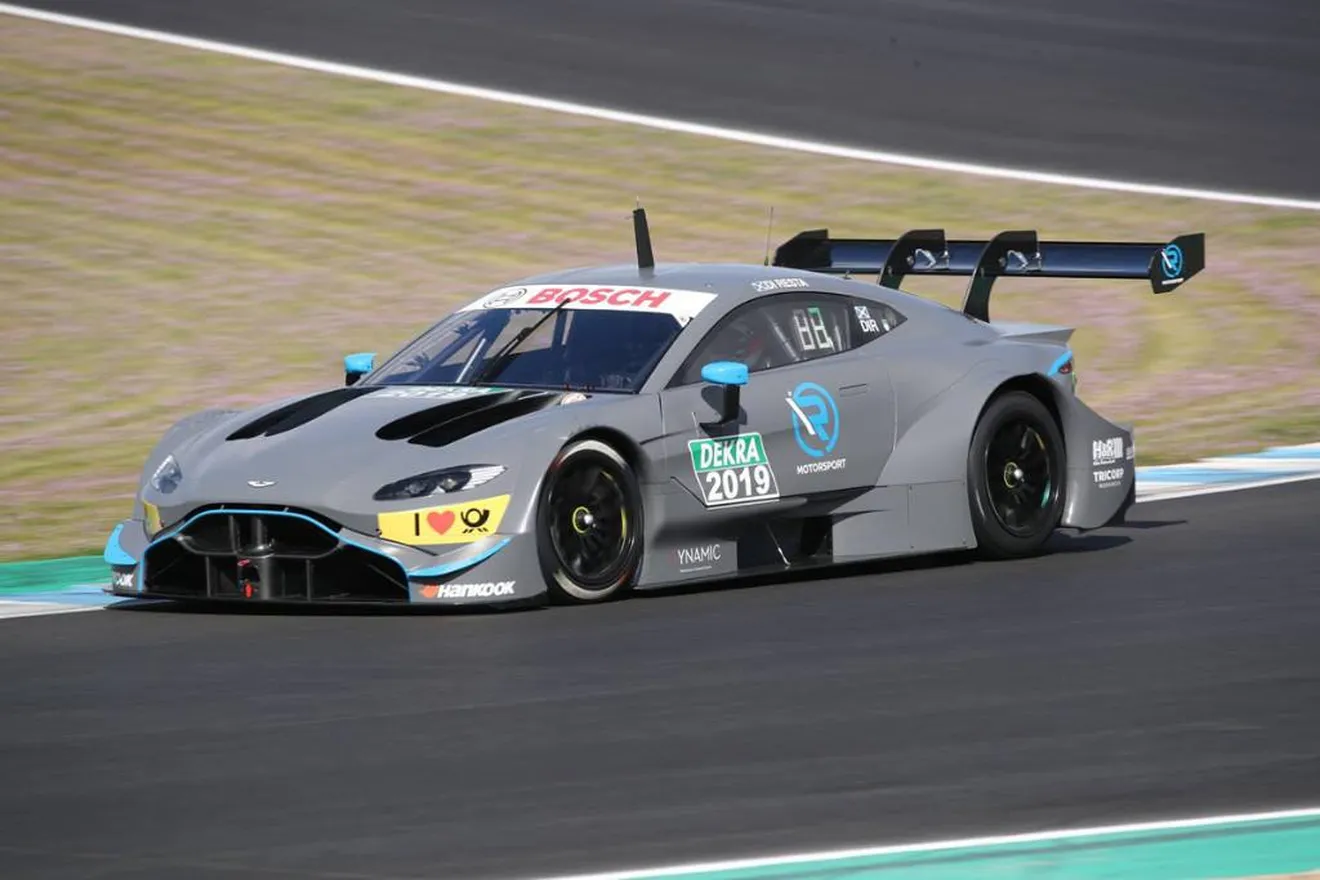 El Aston Martin Vantage DTM debuta en el circuito de Jerez