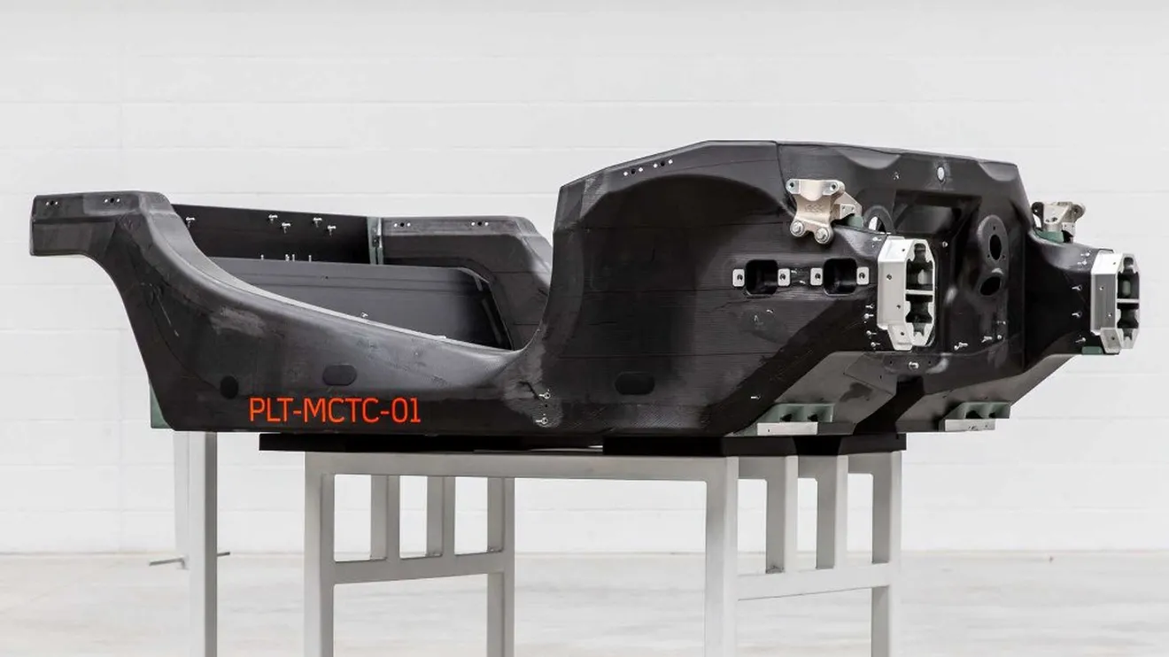 McLaren ha fabricado el primer chasis en su nueva factoría de Sheffield