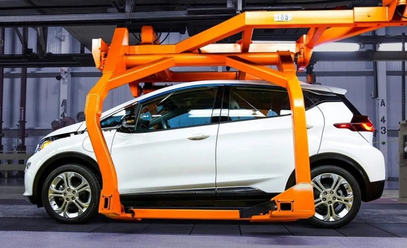 Producción del Chevrolet Bolt en la fábrica de General Motors