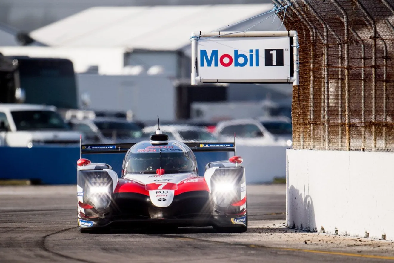 Toyota supera el récord de Sebring en el test del WEC