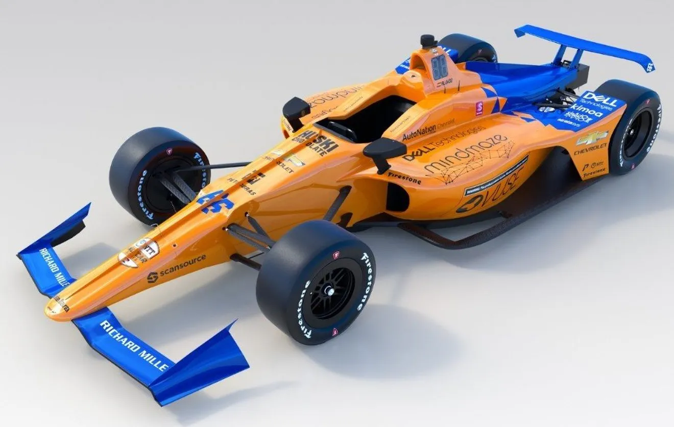McLaren presenta la decoración de Alonso para la Indy 500
