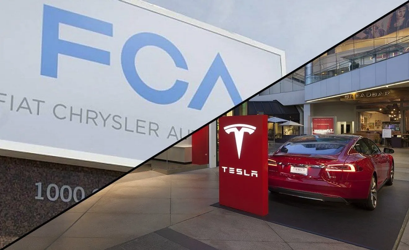FCA llega a un acuerdo con Tesla para rebajar sus emisiones de CO2 en Europa