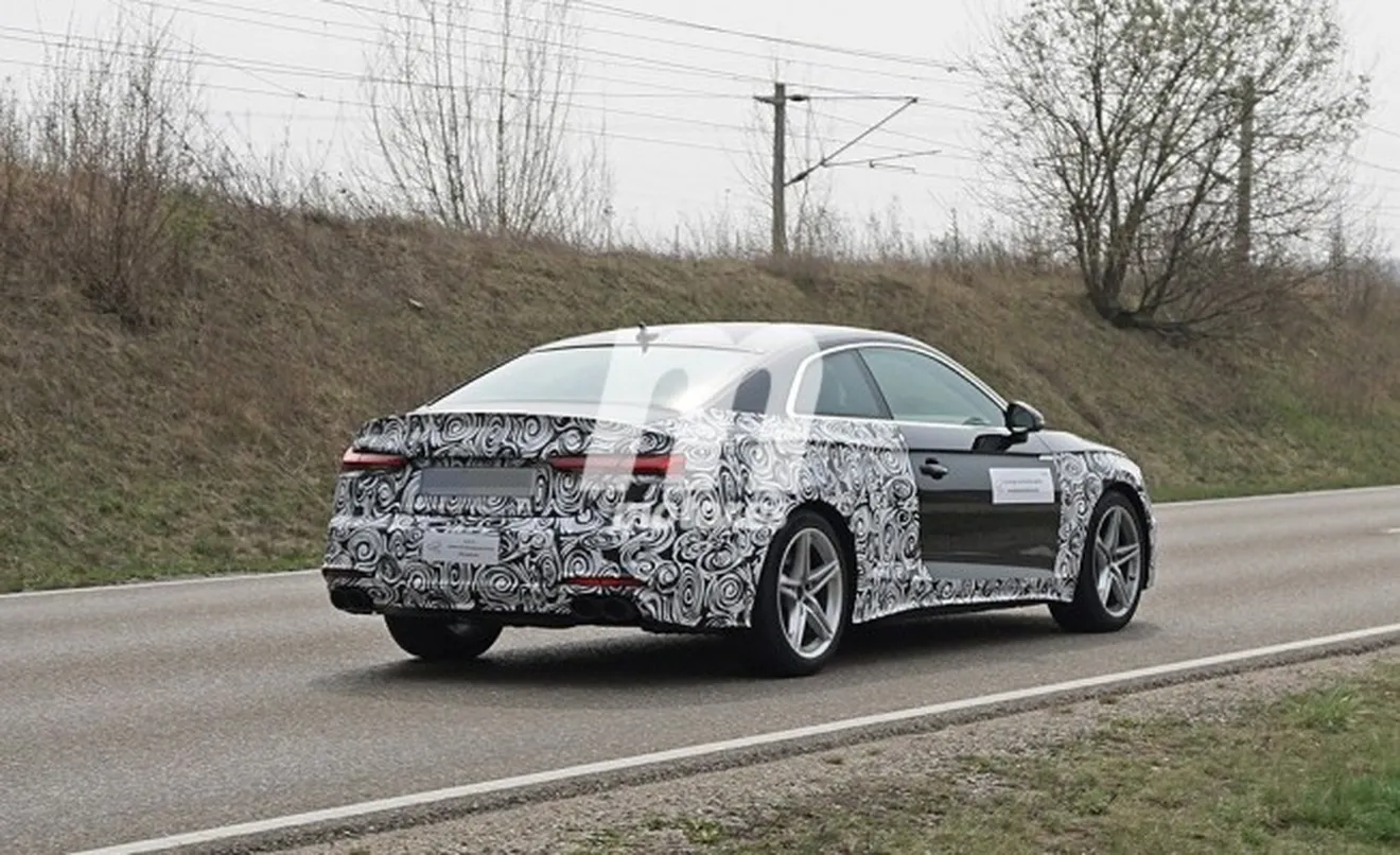 Audi S5 Coupé 2020 - foto espía posterior
