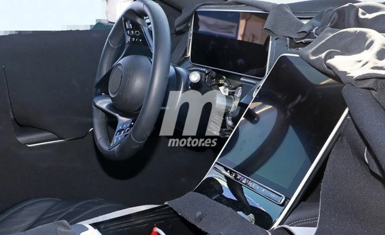 Mercedes Clase S 2020 - foto espía interior