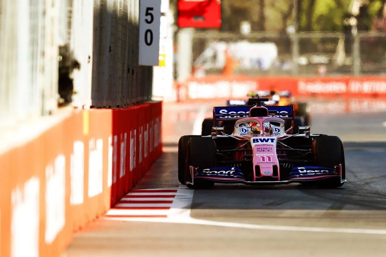 Pérez, el mejor del resto tras pelear “al límite” con los McLaren