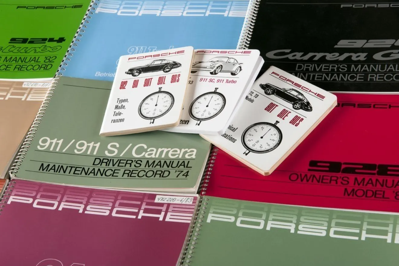 Porsche Classic reimprime manuales de instrucciones de modelos antiguos