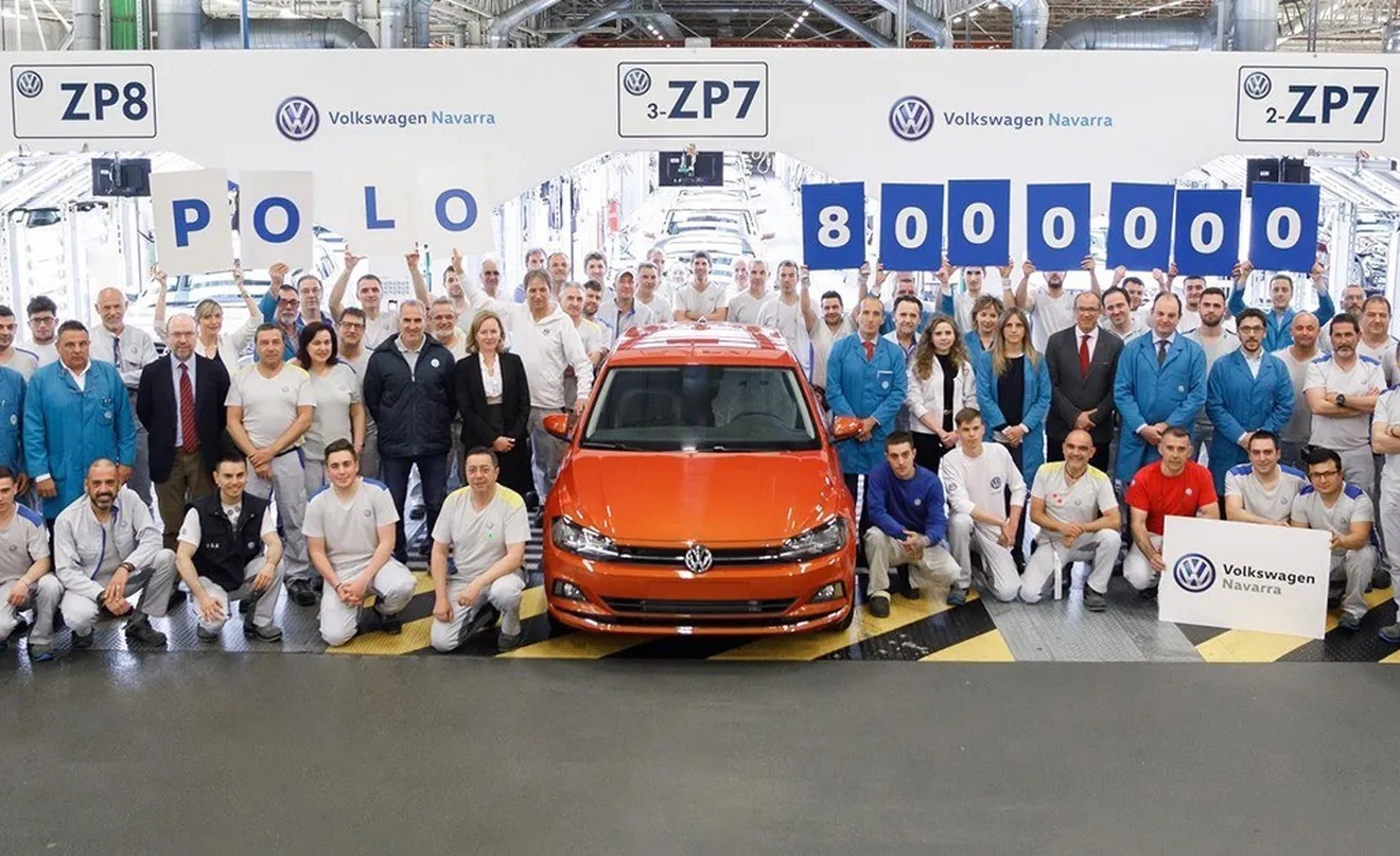 La producción del Volkswagen Polo en Navarra alcanza el hito de los 8 millones