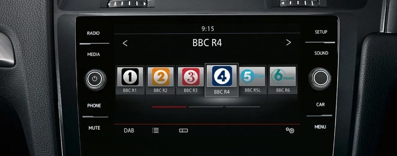 Volkswagen incorporará la radio digital DAB + en el equipamiento de serie de toda la gama