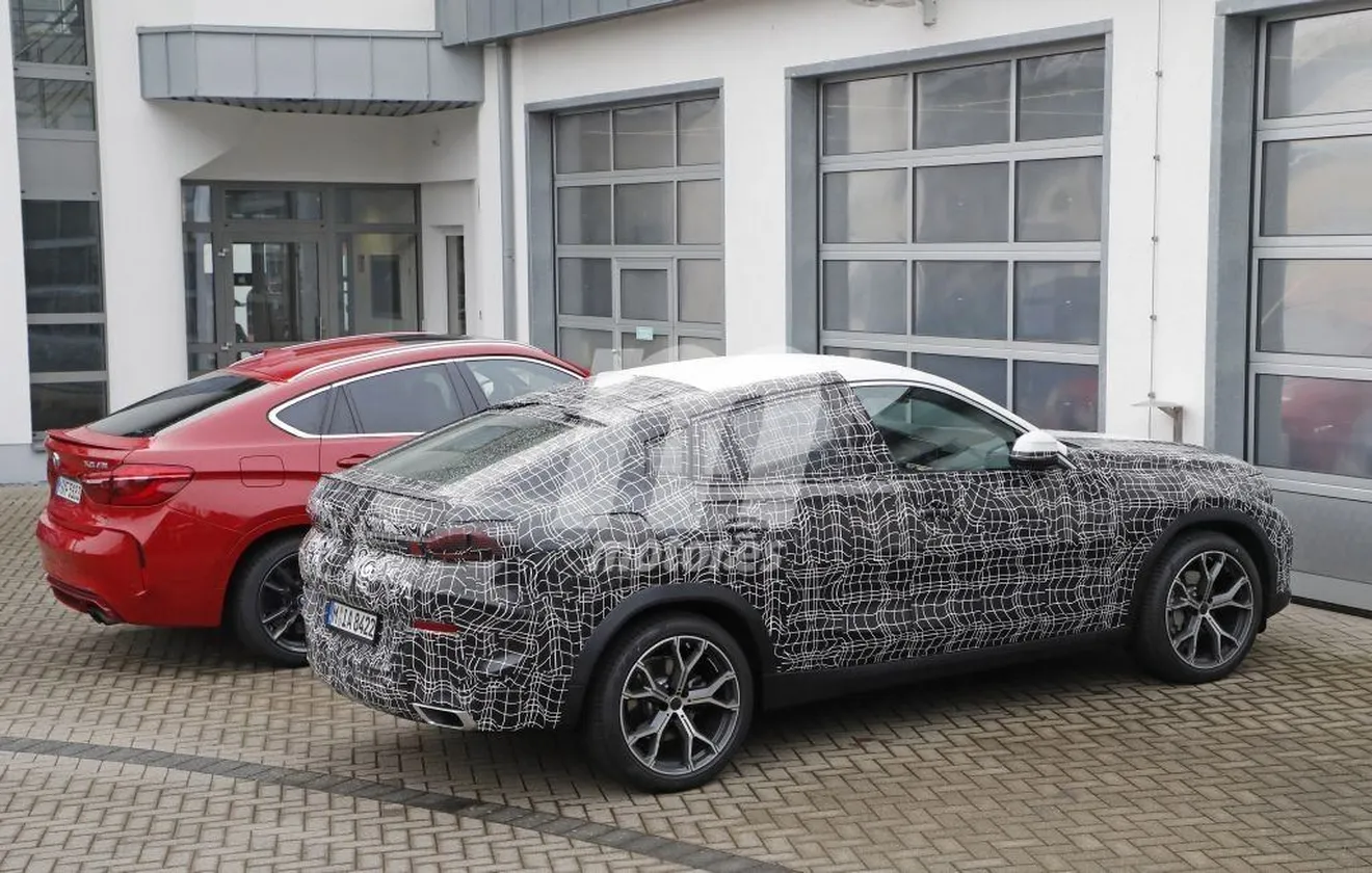 Nuevas fotos espía de la tercera generación del BMW X6 dejan a la vista su nuevo interior