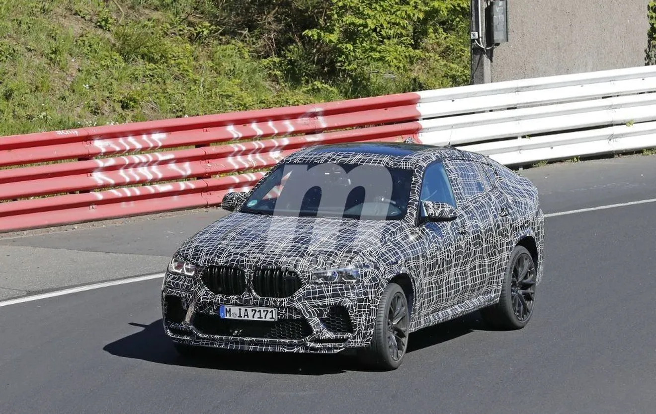 El nuevo BMW X6 M pierde camuflaje, esta vez en las nuevas pruebas en Nürburgring