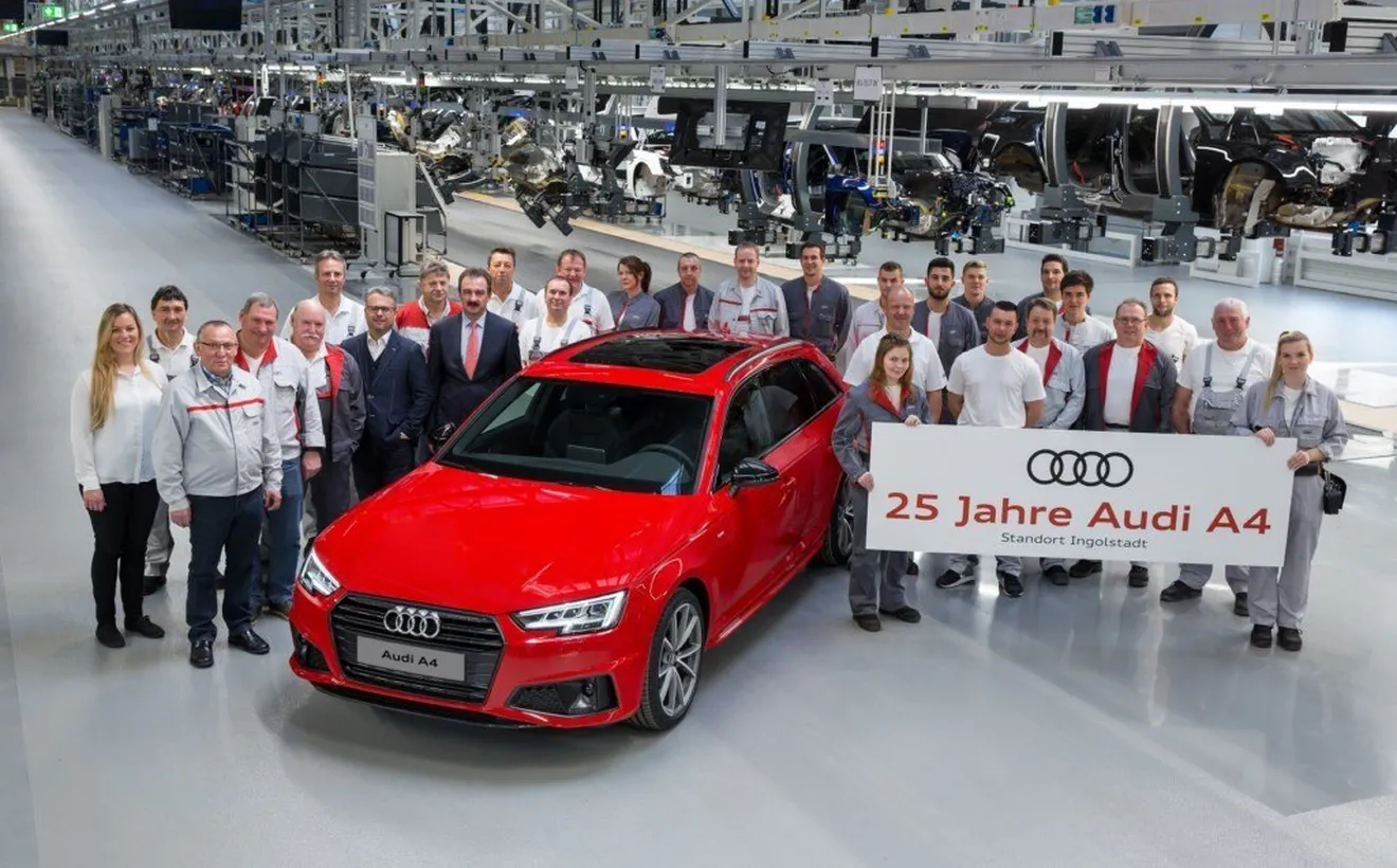 El Audi A4 celebra sus bodas de plata: 25 años en el mercado