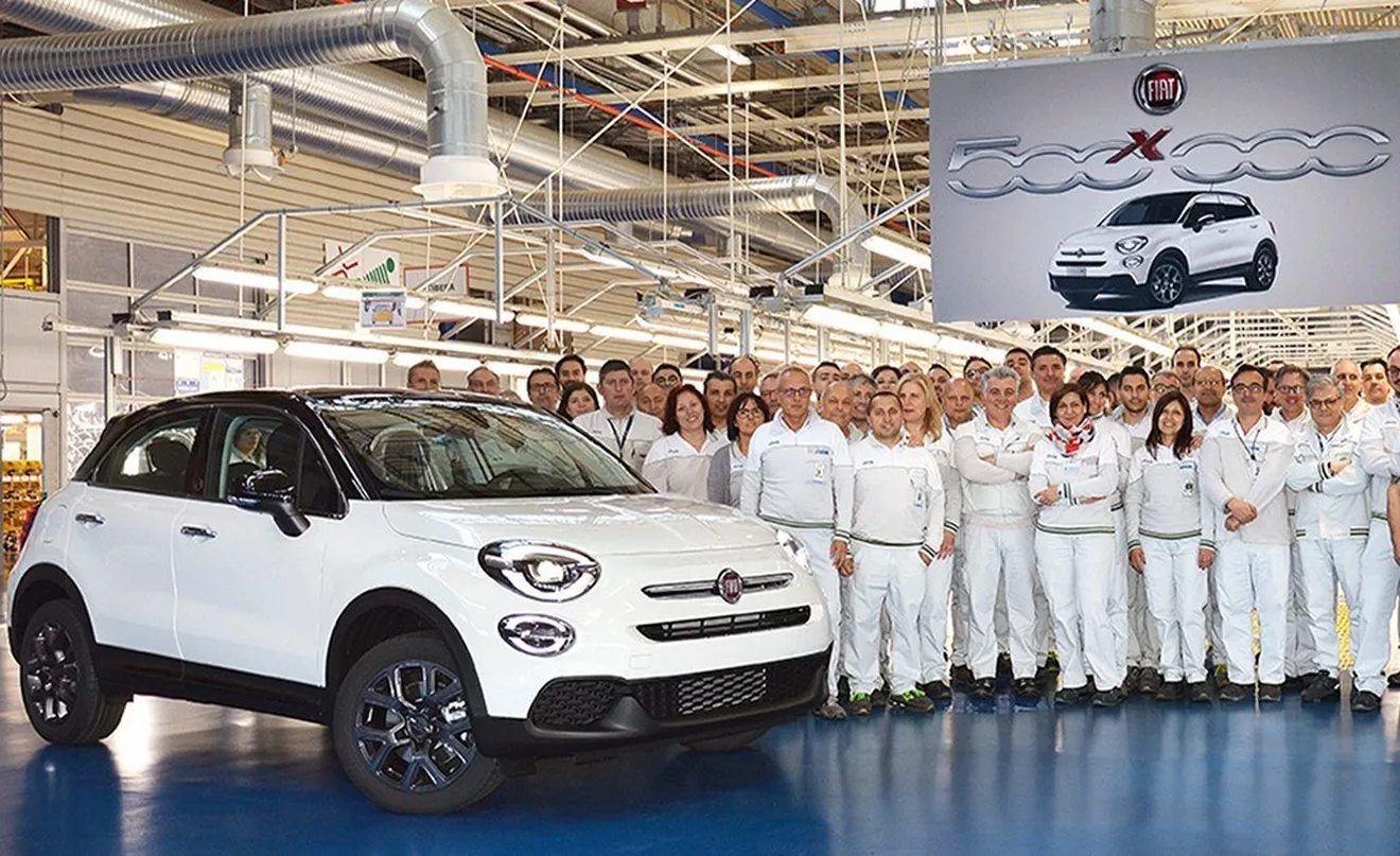 El Fiat 500X alcanza el medio millón de unidades fabricadas