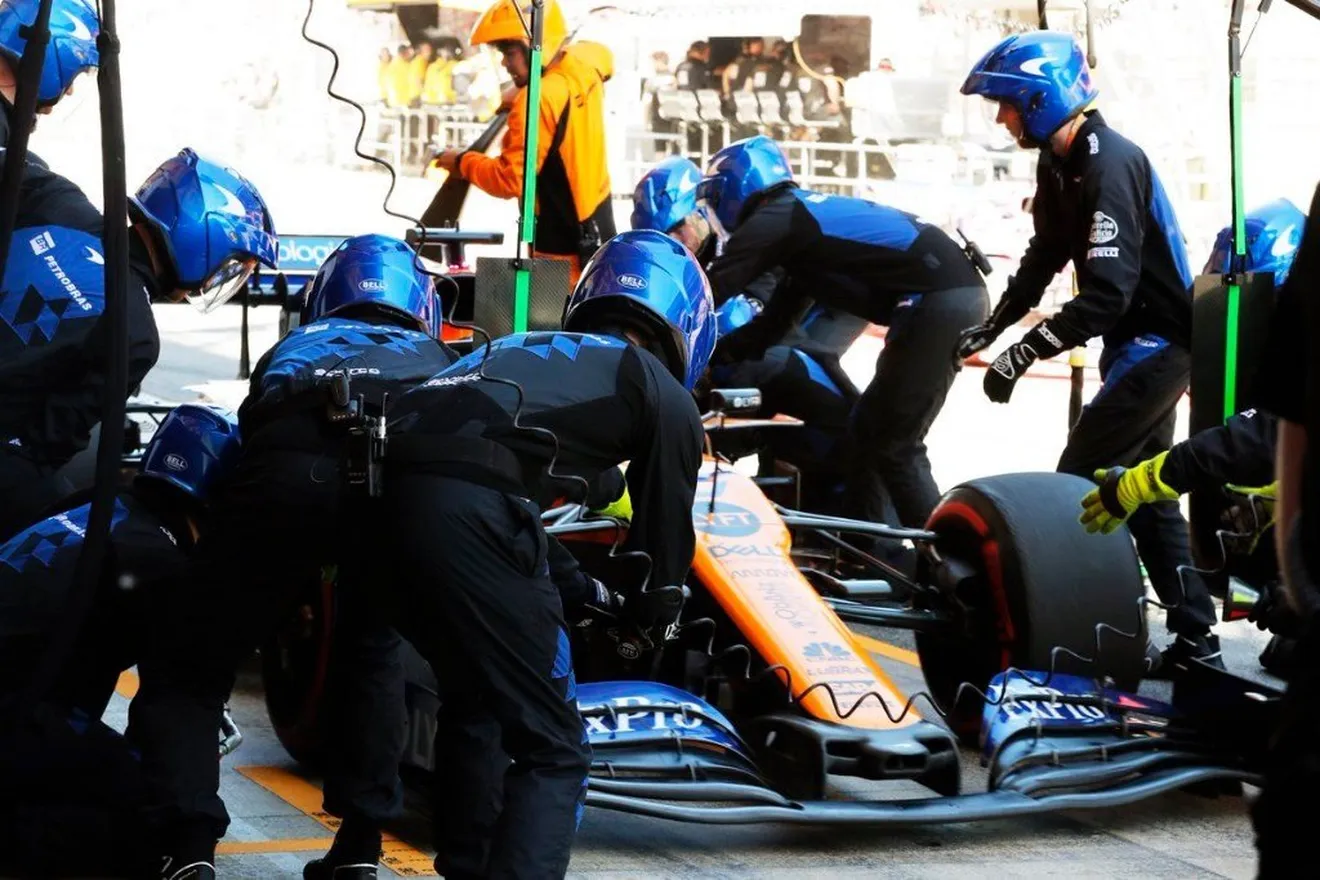 El impresionante desempeño de McLaren en boxes llegó a otro nivel en Barcelona