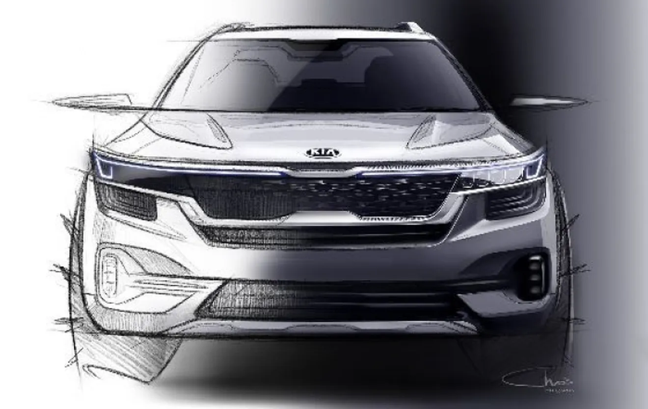 Kia avanza los primeros bocetos del nuevo A-SUV basado en el concepto SP Signature