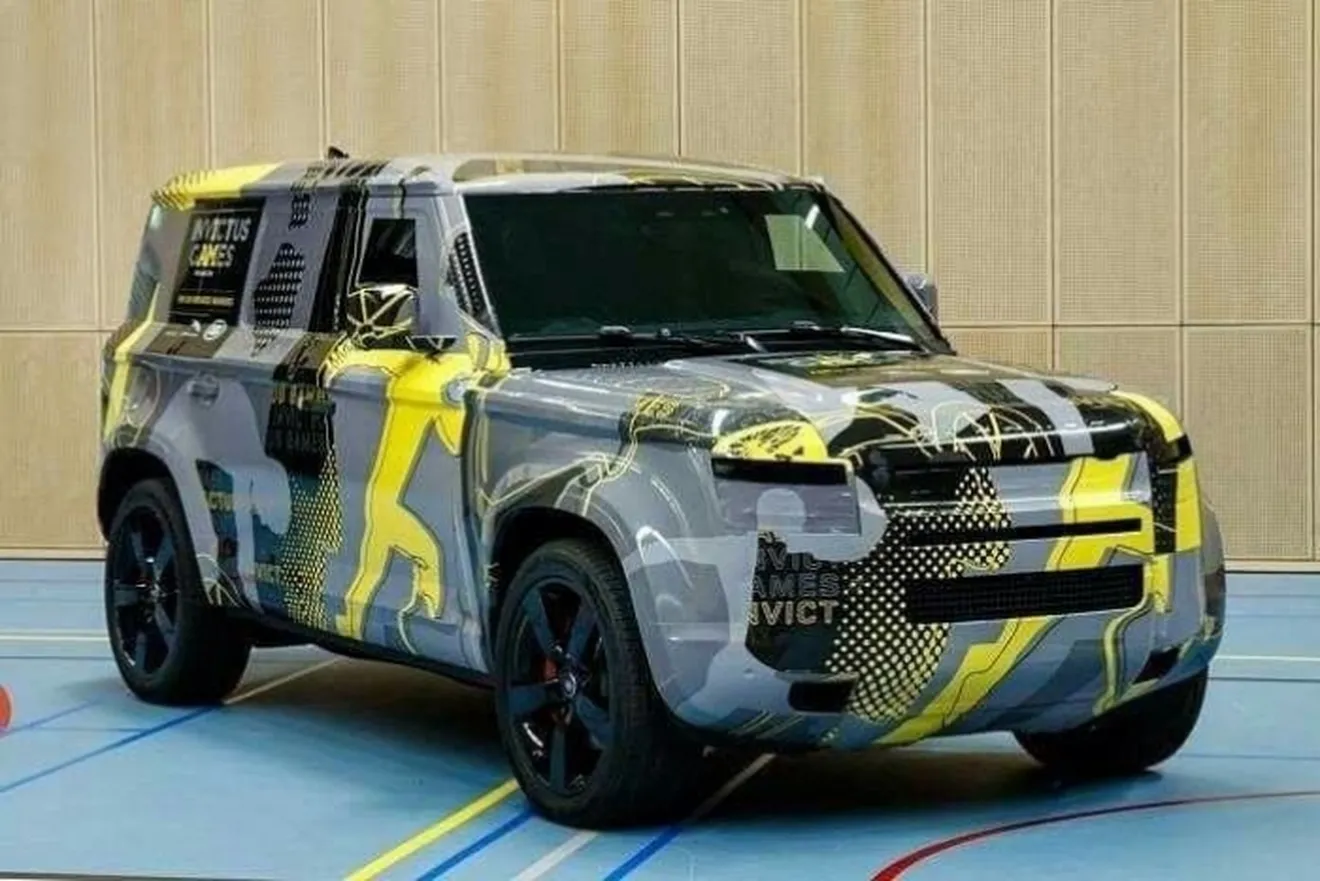 El nuevo Land Rover Defender cambia su camuflaje para los Juegos Invictus 2019