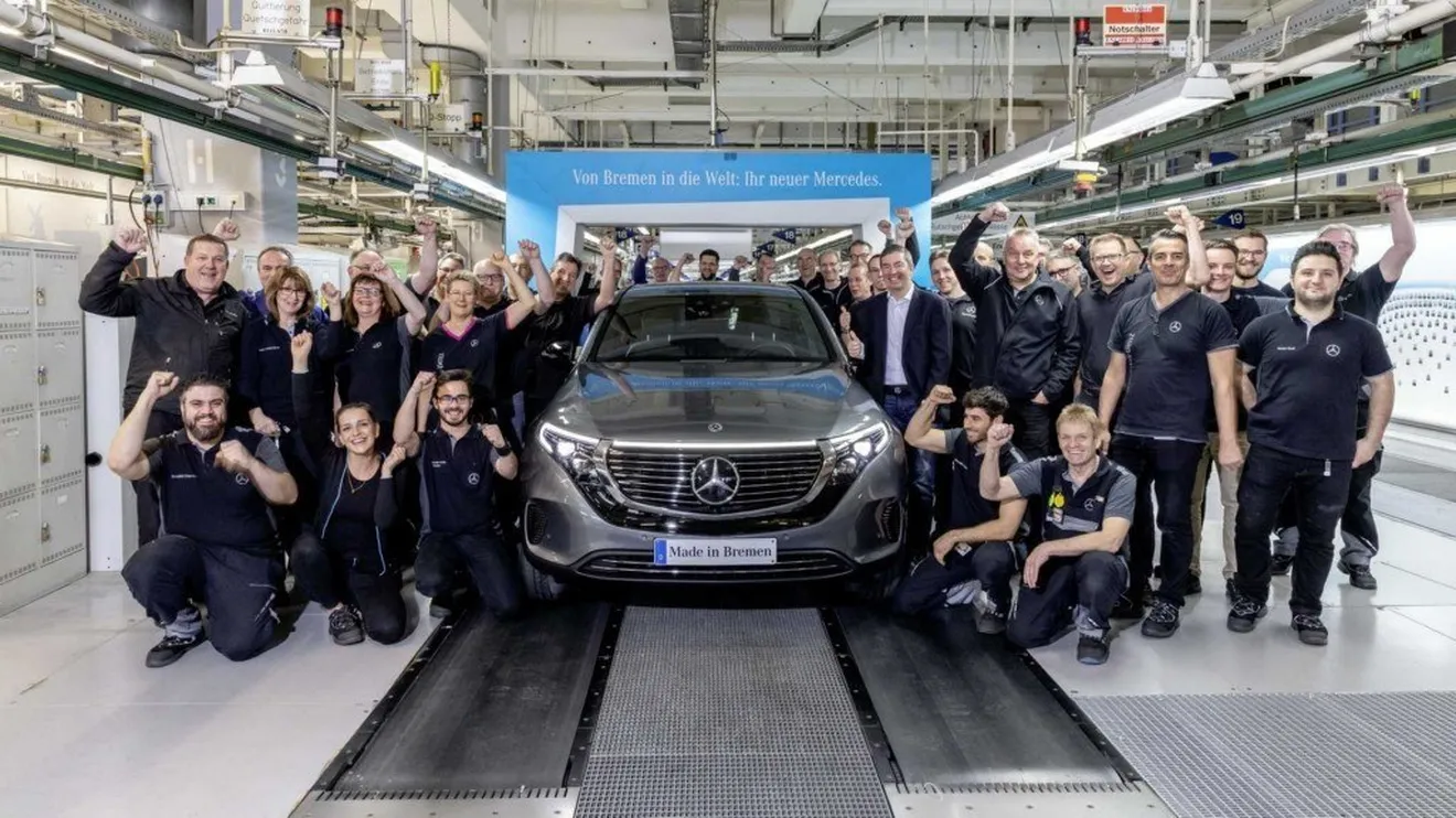 La producción del nuevo Mercedes EQC comienza oficialmente en Bremen