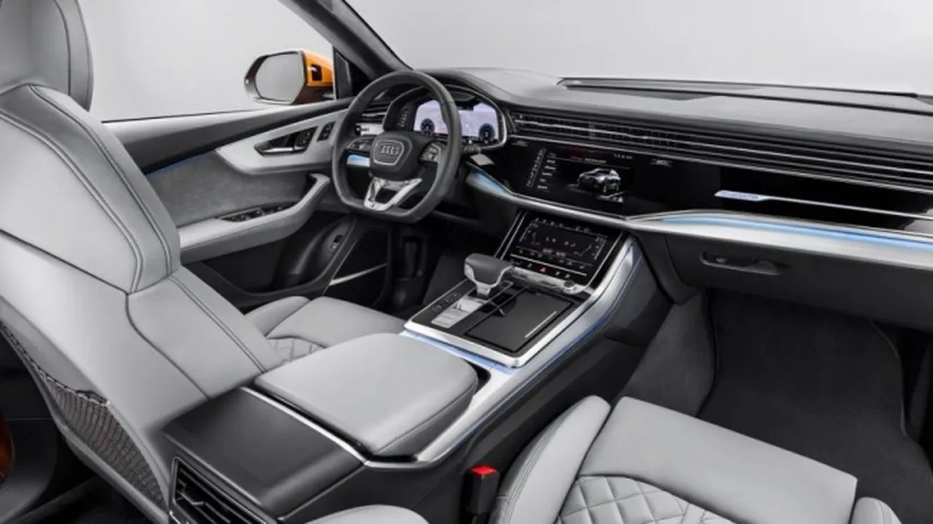 Así luce el interior del nuevo Audi Q8, un SUV cargado de tecnología.