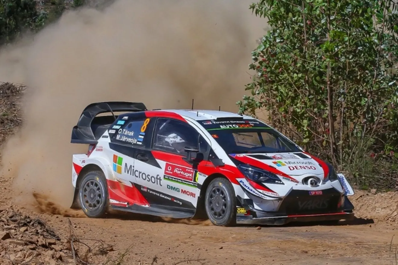 Ott Tänak lidera el triplete de Toyota en el Rally de Portugal