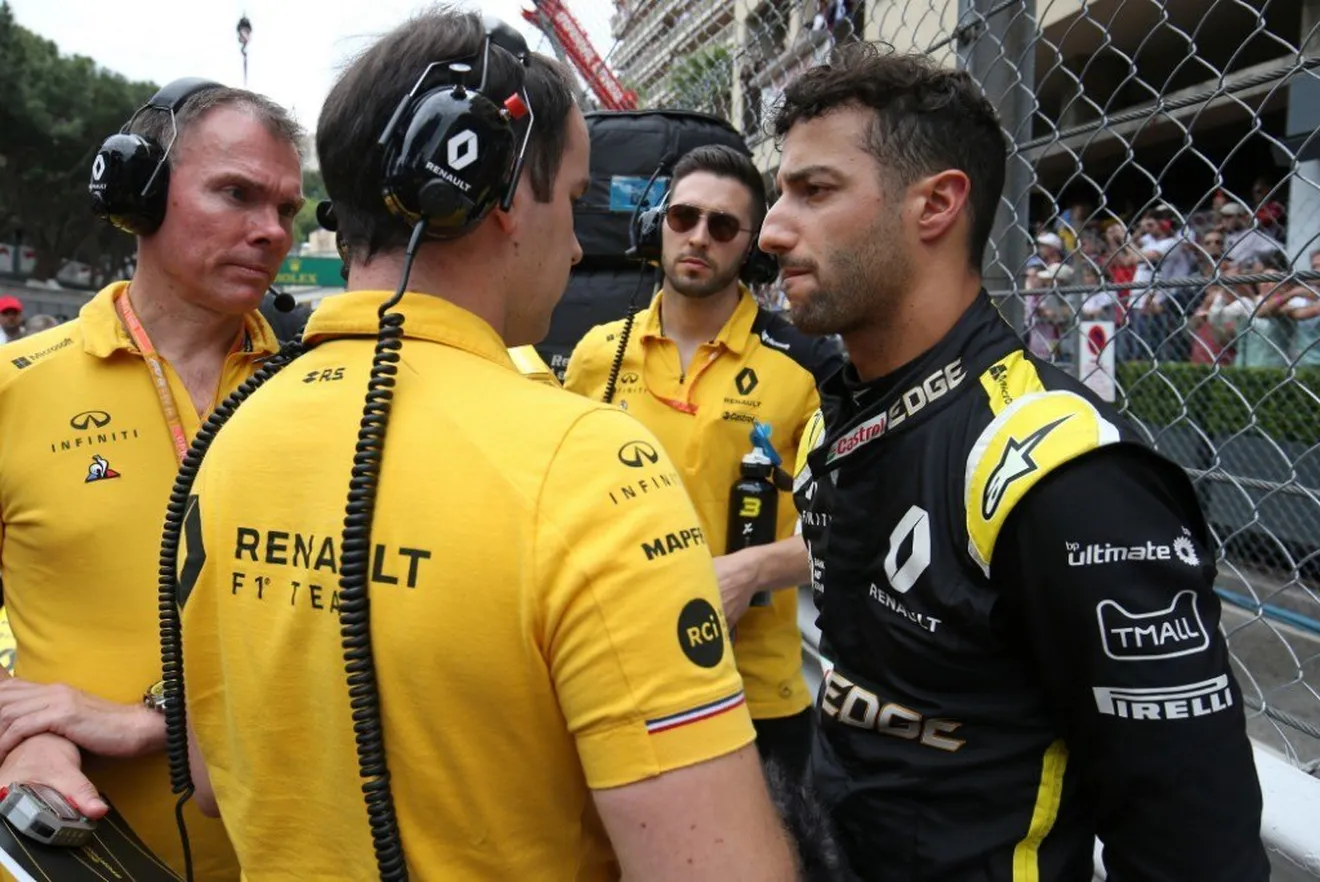 Ricciardo critica la estrategia de Renault en Mónaco: "No podemos cometer estos errores"