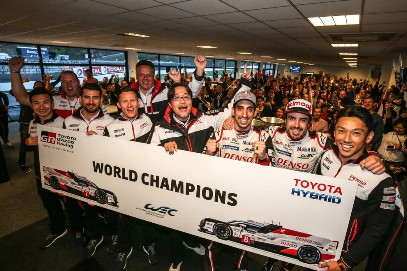 Toyota logra en Spa el título por equipos del WEC 2018-19