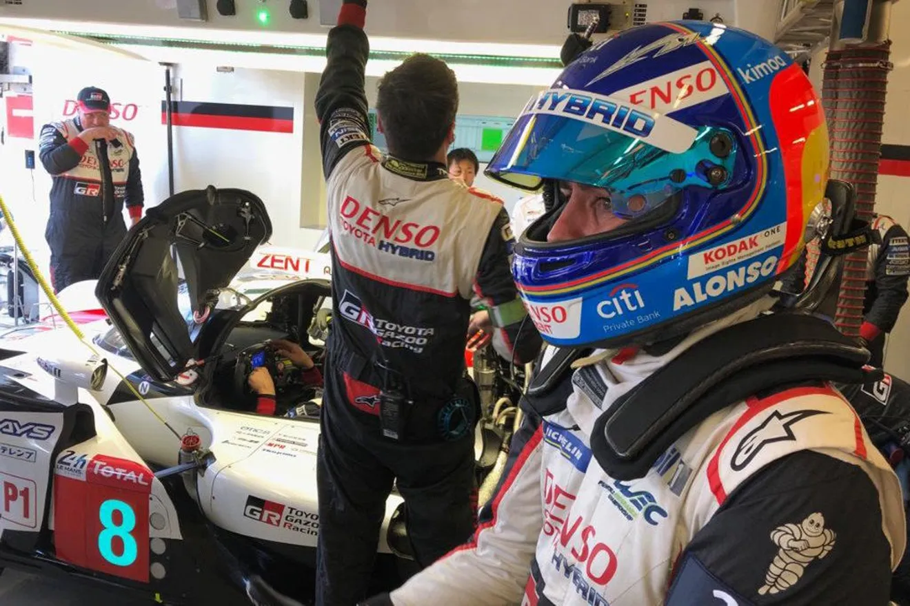 Alonso, tras el test de Le Mans: "Fue un día positivo"