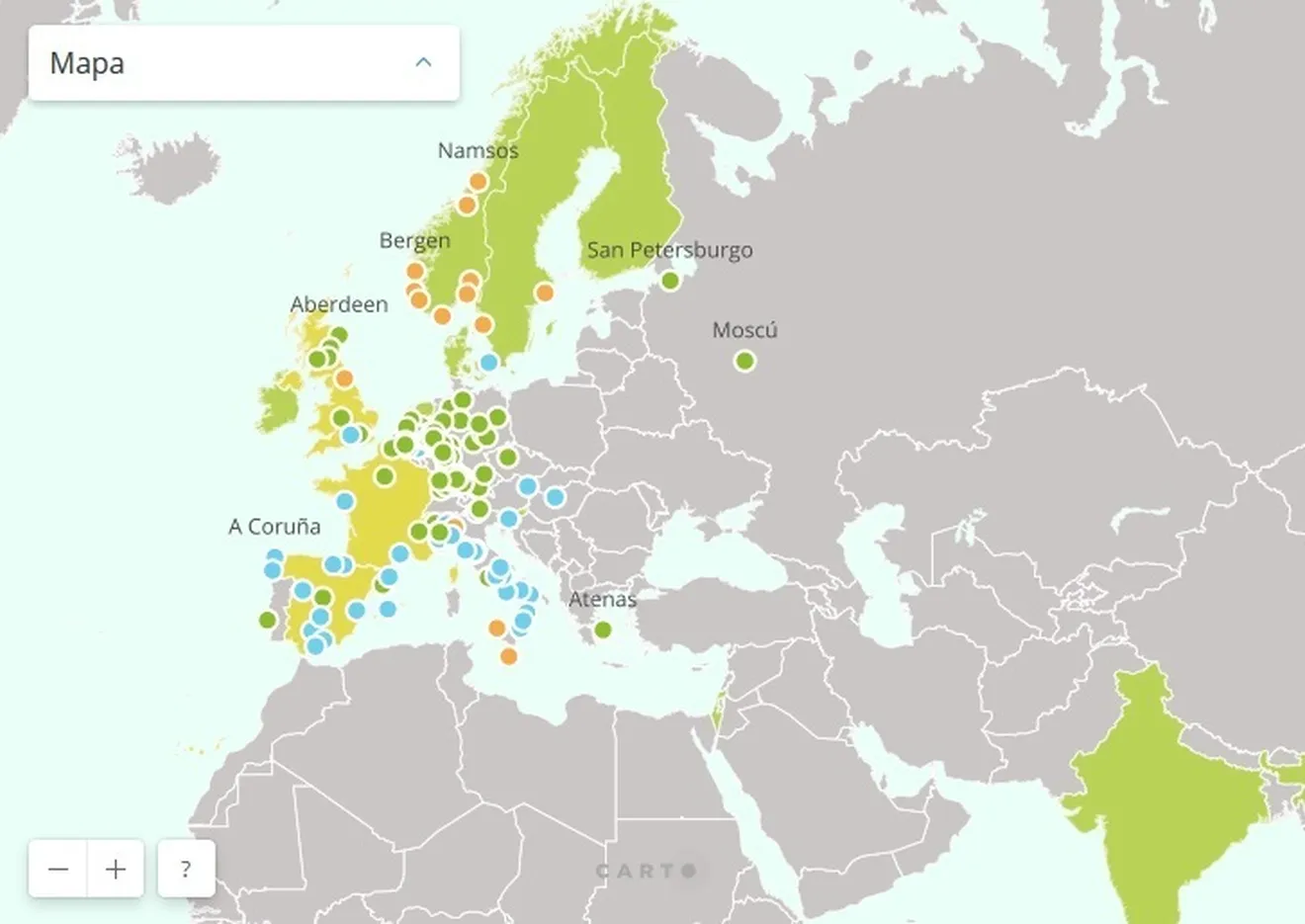Greenpeace nos presenta el 'mapa del fin de los coches diésel y gasolina'