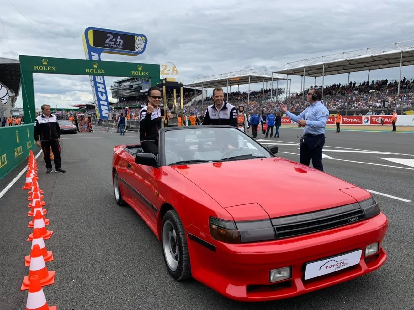 Lo mejor de Le Mans: el Toyota Celica Cabrio tuneado que dio el paseo inicial