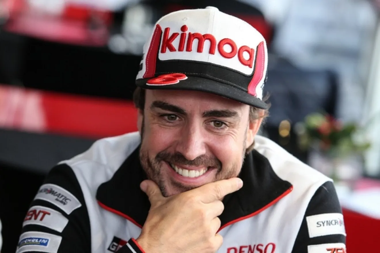 Alonso analiza la clasificación de las 24 Horas de Le Mans.