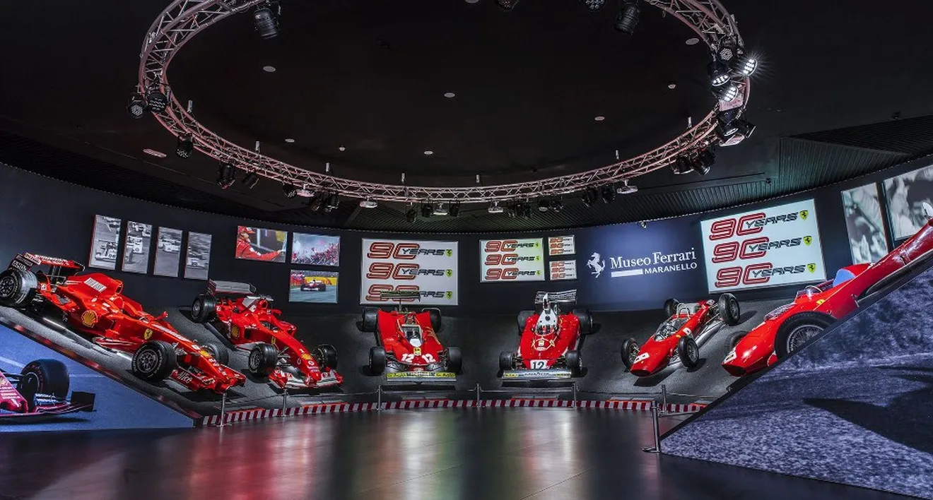 Espectacular exposición en el Museo Ferrari por el 90° aniversario de la Scuderia