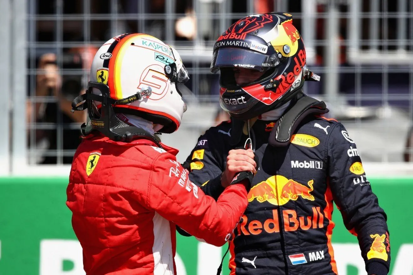 Ricciardo compara a Vettel y a Verstappen: "Max es más rápido a una vuelta"