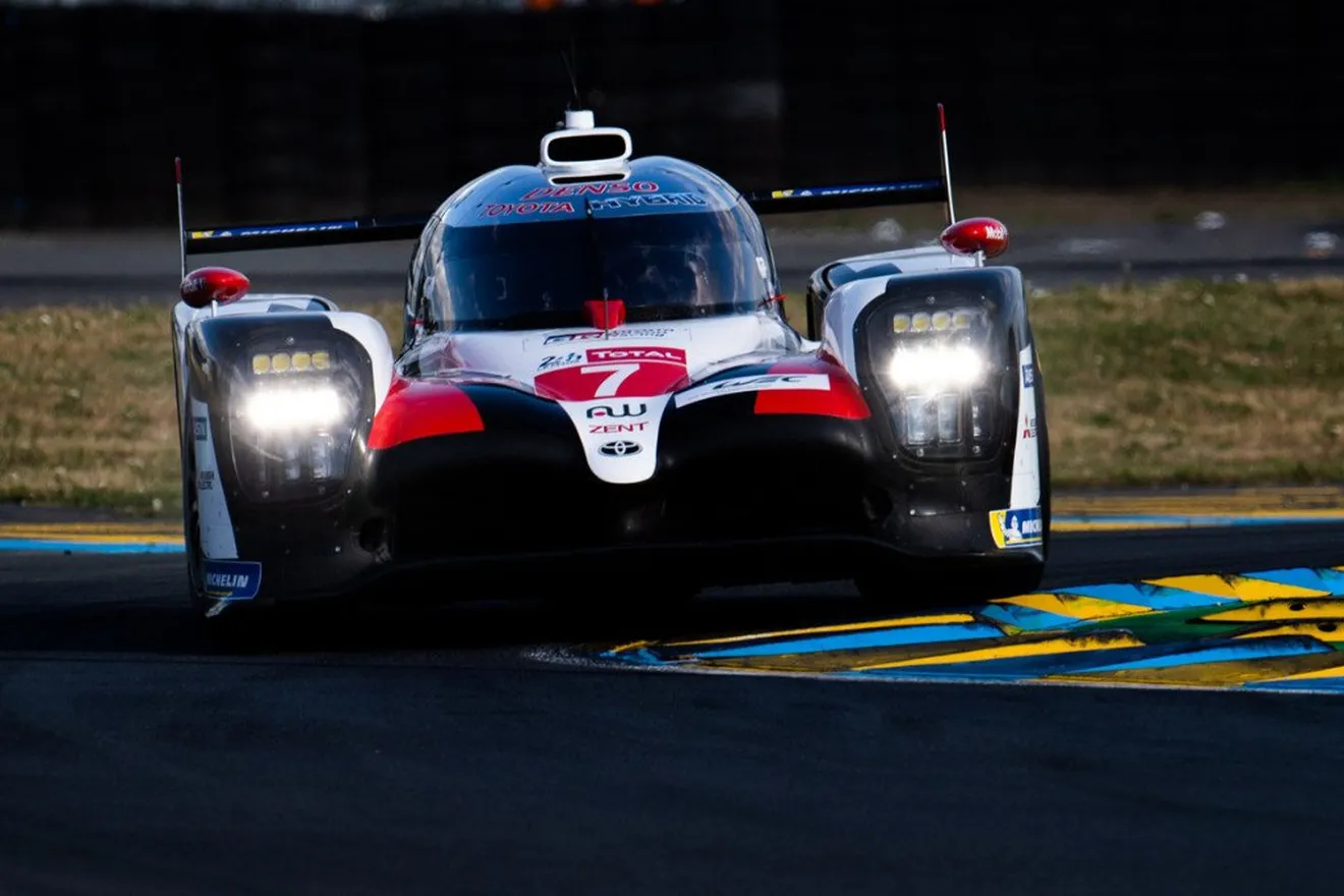El Toyota #7 también lidera el 'warm up' de Le Mans