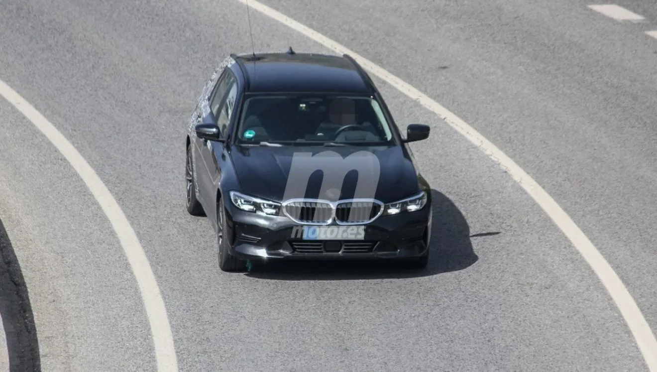 Nuevas fotos espía confirman al BMW Serie 3 330e Touring, el familiar híbrido enchufable