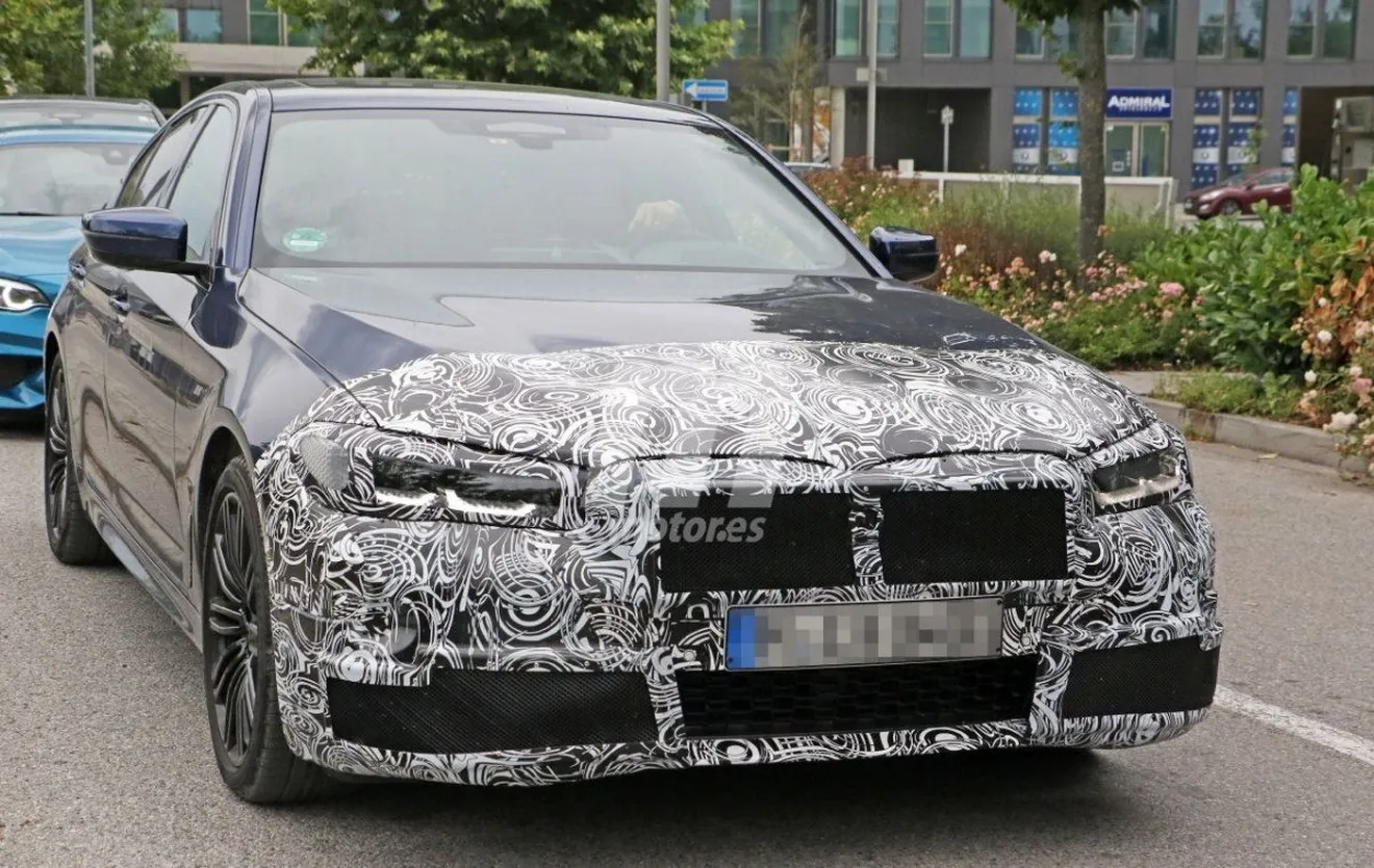Nuevas fotos espía confirman el lavado de cara del BMW Serie 5 Berlina