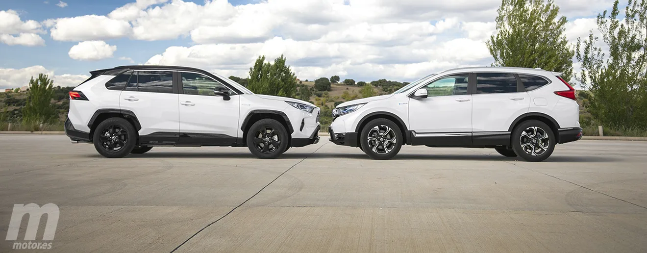 Comparativa Honda CR-V Hybrid vs Toyota RAV4 Hybrid, separados al nacer (con vídeo)