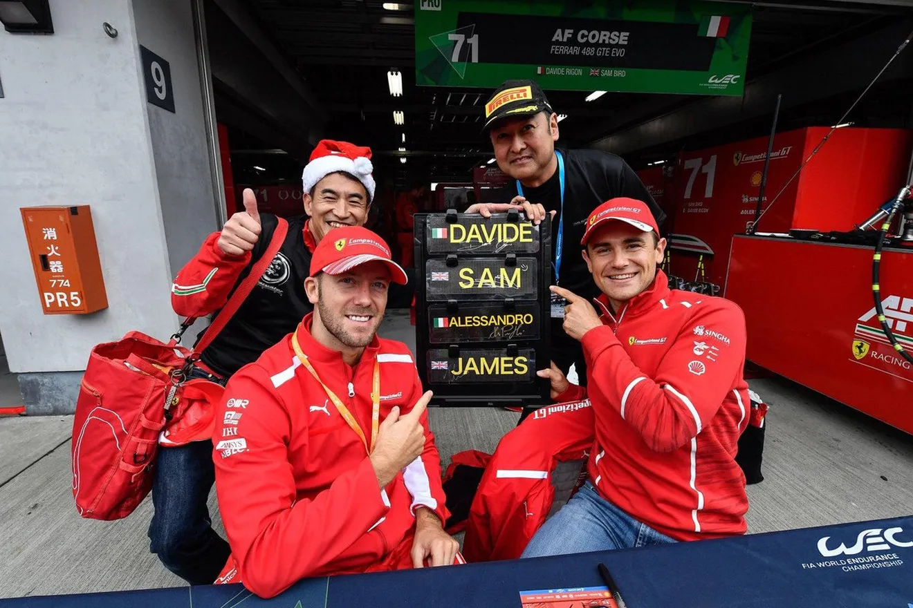 Ferrari duda si mantener a Sam Bird en su programa GTE
