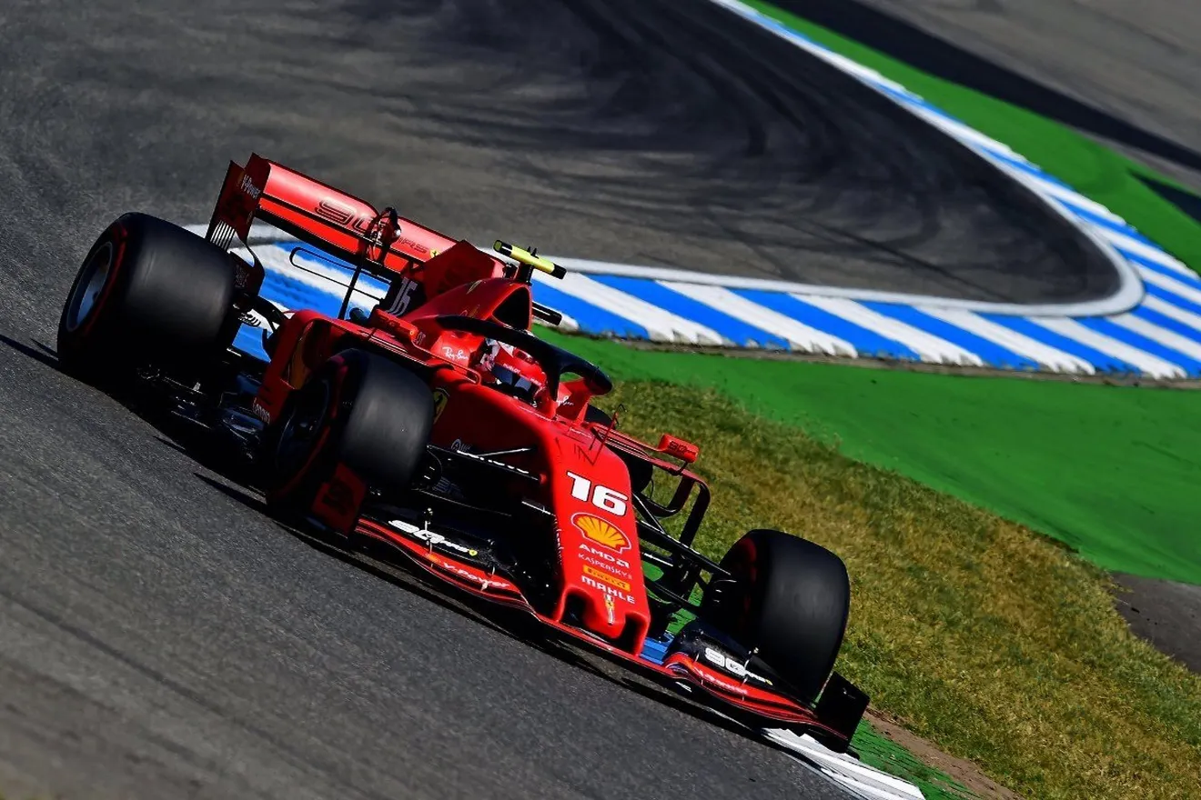 Leclerc y Vettel confirman su control del viernes en Hockenheim