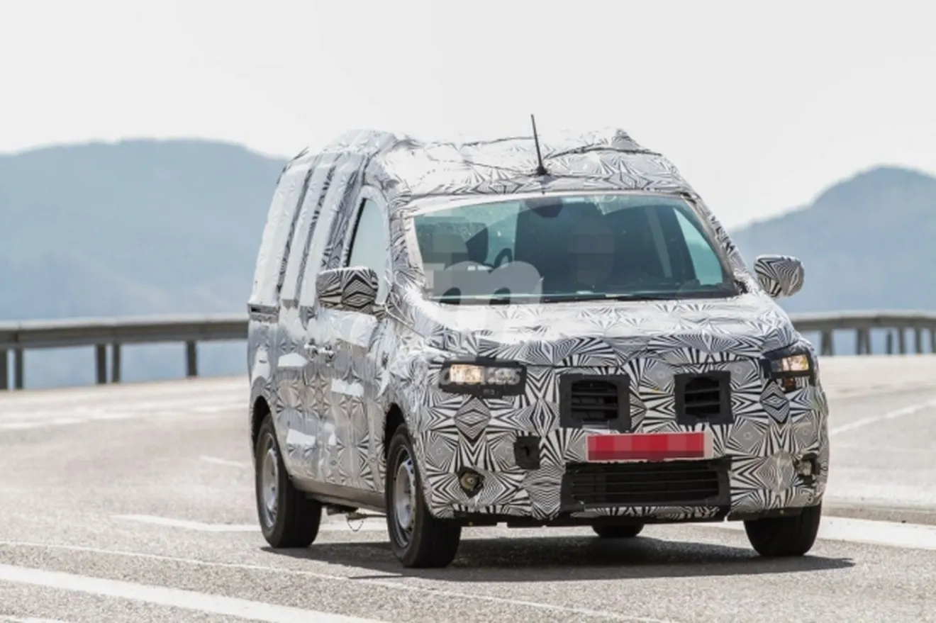 Dacia Dokker 2020 - foto espía frontal