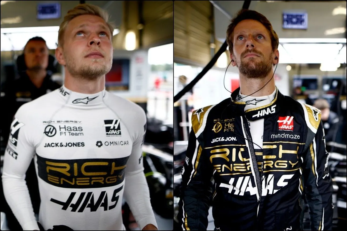 Un nuevo lío de Grosjean y Magnussen enfada a Steiner: "Dejé claro qué no había que hacer"