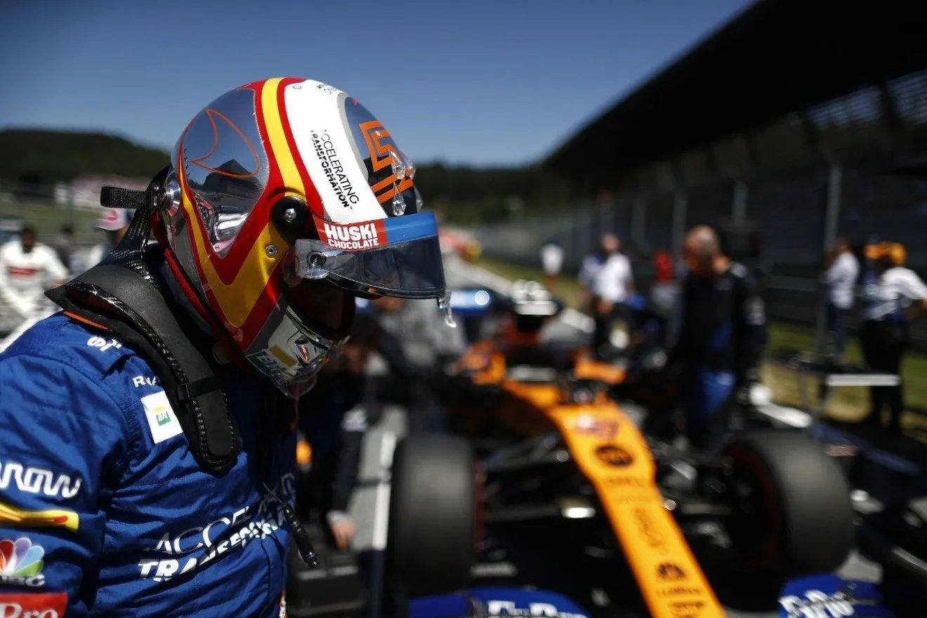 Sainz, ante su debut en casa de McLaren: "Depende de nosotros mantener la ventaja"