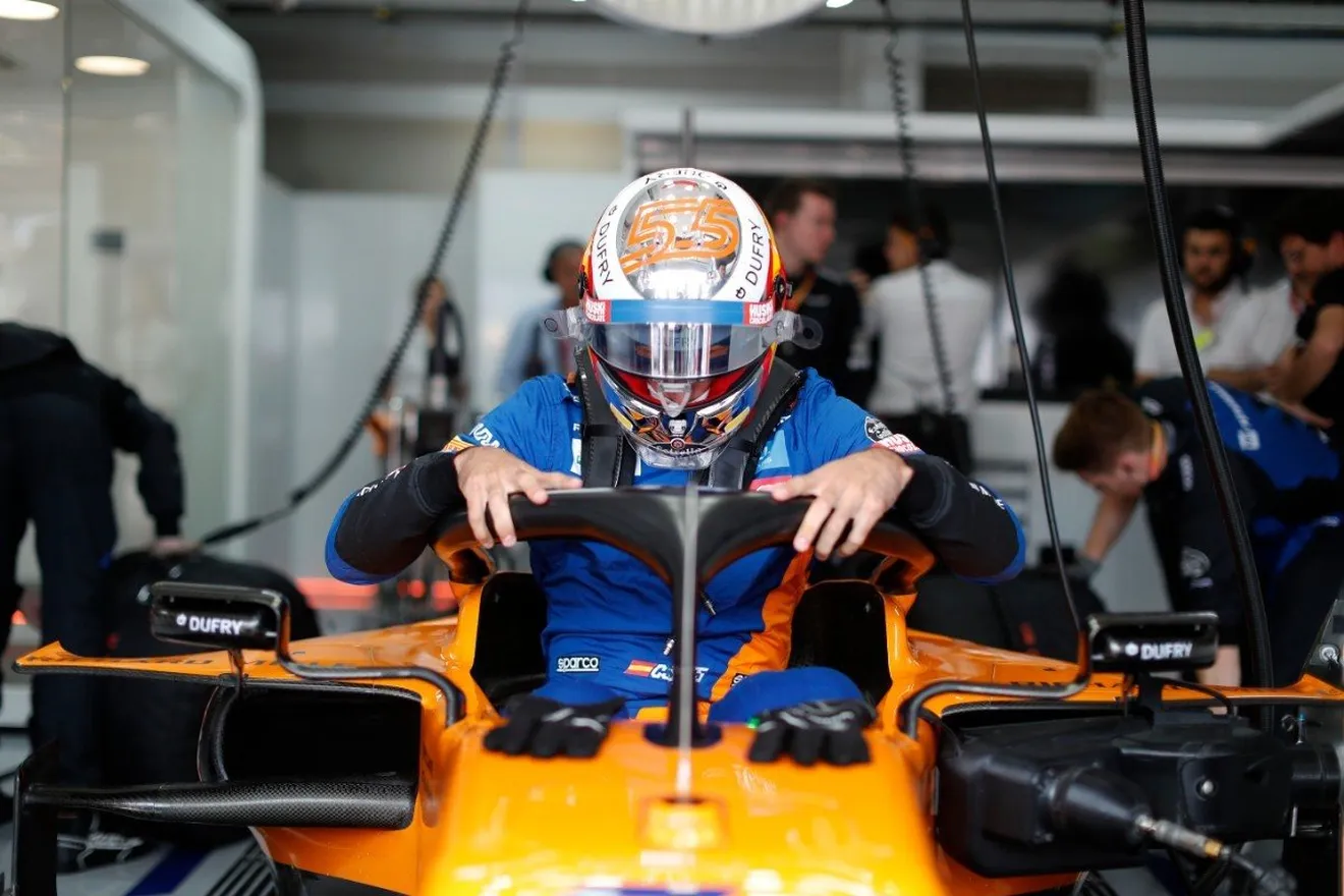 Sainz desvela que el MCL34 llevará "piezas nuevas" en Silverstone