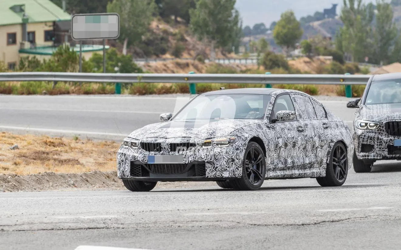 El futuro BMW M3 Berlina descubre parte del diseño frontal