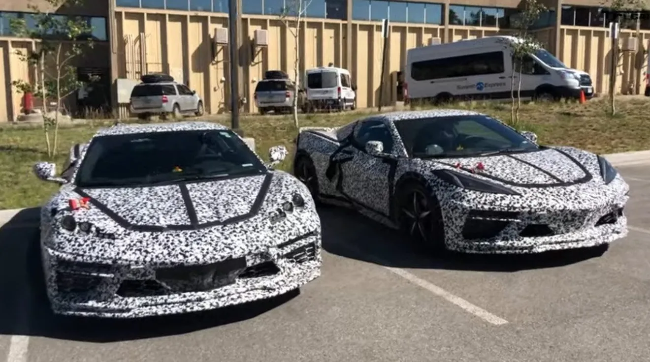 Al descubierto dos supuestos prototipos del nuevo Chevrolet Corvette híbrido