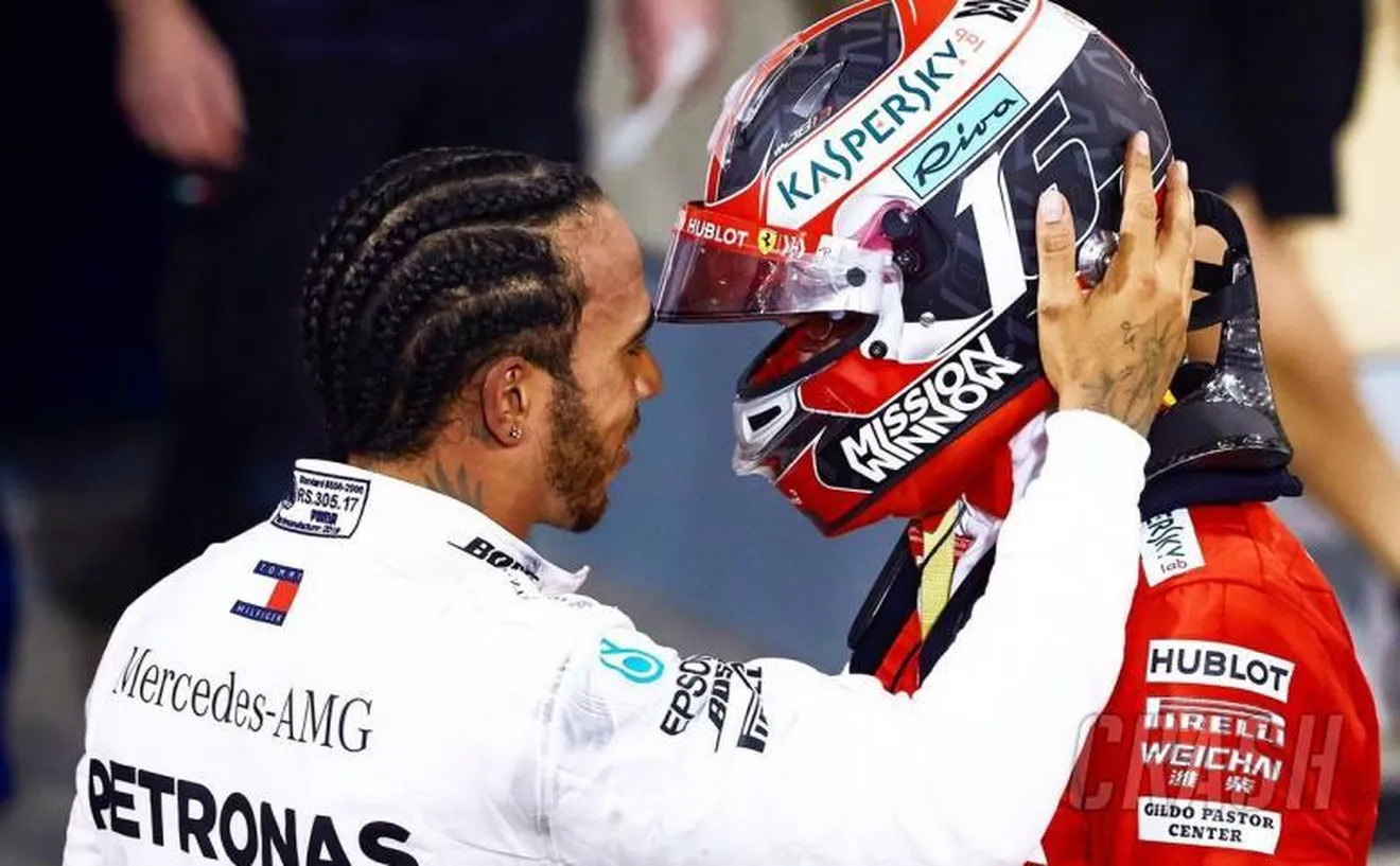 Leclerc y lo que admira de Hamilton: "Su consistencia y fuerza mental"